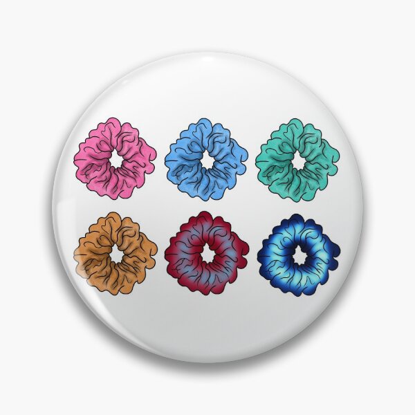 Item preview, Scrunchie Sticker Packs Chic Colorful Hair Scrunchy Sticker designed and sold by laurasgallery.