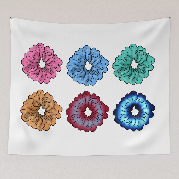 Item preview, Scrunchie Sticker Packs Chic Colorful Hair Scrunchy Sticker designed and sold by laurasgallery.