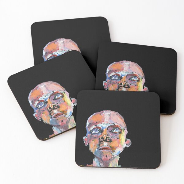 Item preview, Looking Up: Acrylic Portrait designed and sold by openeyeddreams.