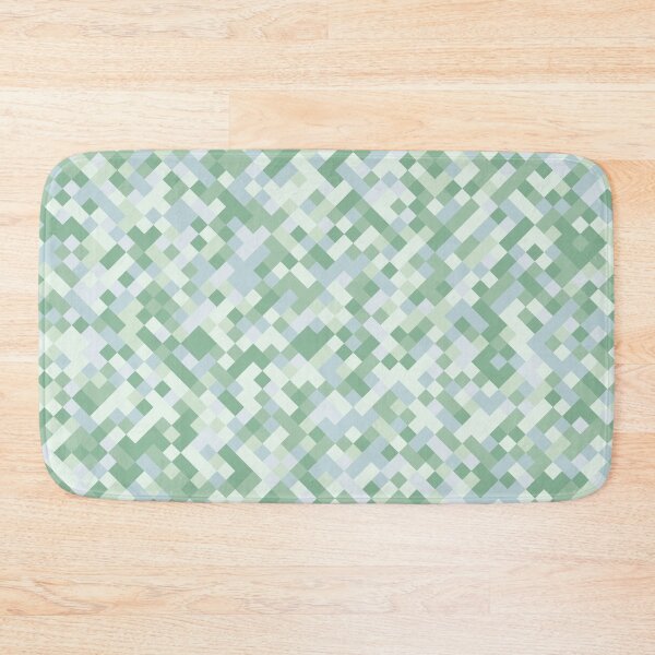 Item preview, mosaic, tile, square abstract dark green seamless pattern designed and sold by Tanya-GR.