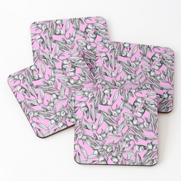 Item preview, PINK OLIVE BRANCHES designed and sold by Maya Kayali Alem.