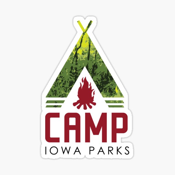 Item preview, Camp Iowa Parks designed and sold by NaomiFriend.