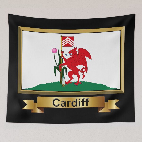 Item preview, Cardiff Flag Gifts, Stickers & Products (N) designed and sold by mpodger.