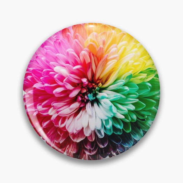 Item preview, multicolor flower | white background designed and sold by Kinisis.