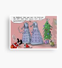 dalek xmas Metal Print