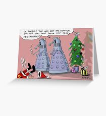 dalek xmas Greeting Card