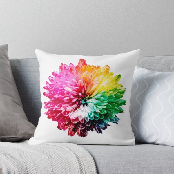 Item preview, multicolor flower | white background designed and sold by Kinisis.
