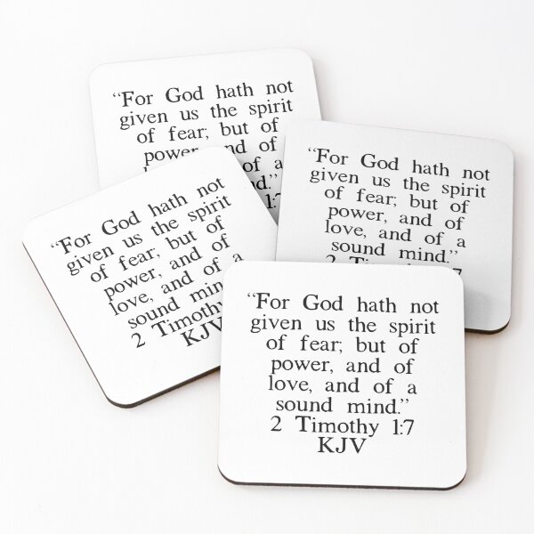 Item preview, 2 Timothy 1:7 KJV designed and sold by IBMClothing.