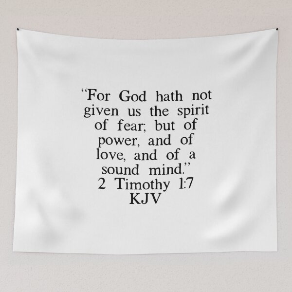 Item preview, 2 Timothy 1:7 KJV designed and sold by IBMClothing.