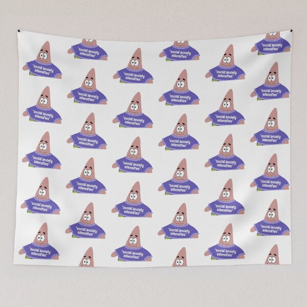 Item preview, Social Anxiety Intensifies - Patrick Star designed and sold by alainakozyart.