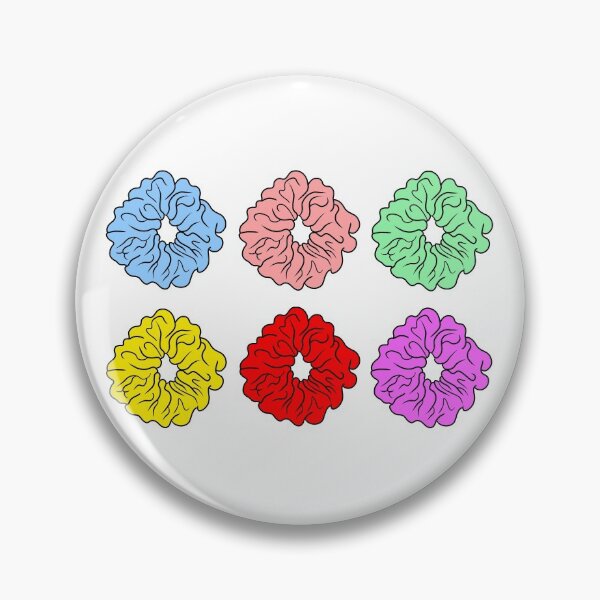 Item preview, Scrunchie Sticker Packs Chic Colorful Hair Scrunchy Sticker designed and sold by laurasgallery.