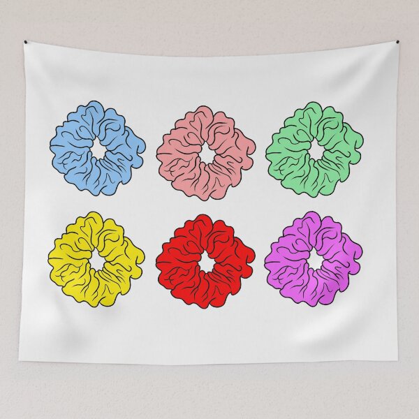 Item preview, Scrunchie Sticker Packs Chic Colorful Hair Scrunchy Sticker designed and sold by laurasgallery.