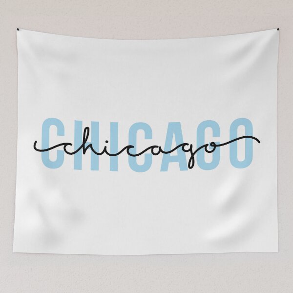 Item preview, Blue Windy City  designed and sold by Shayli Kipnis.