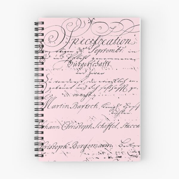 Item preview, 18th Century Antique Handwritten Letter in Pink designed and sold by WisdomInspired.