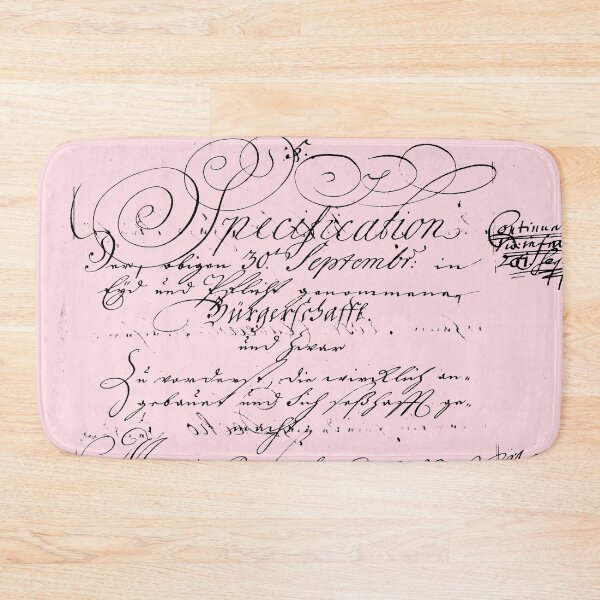 Item preview, 18th Century Antique Handwritten Letter in Pink designed and sold by WisdomInspired.