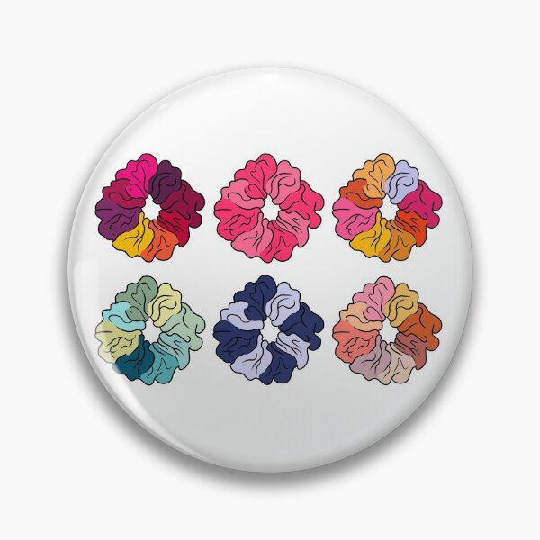 Item preview, Scrunchie Sticker Packs Chic Colorful Hair Scrunchy Sticker designed and sold by laurasgallery.
