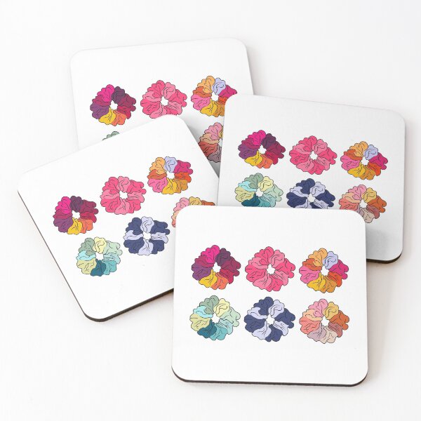 Item preview, Scrunchie Sticker Packs Chic Colorful Hair Scrunchy Sticker designed and sold by laurasgallery.