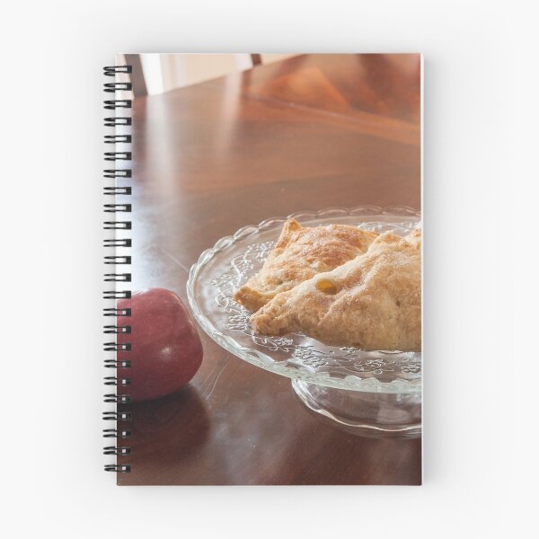 Item preview, Apple turnovers in wood table designed and sold by Sari Castro.