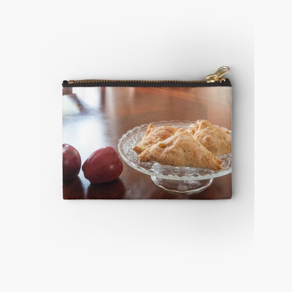 Item preview, Apple turnovers in wood table designed and sold by Sari Castro.