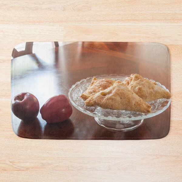 Item preview, Apple turnovers in wood table designed and sold by Sari Castro.