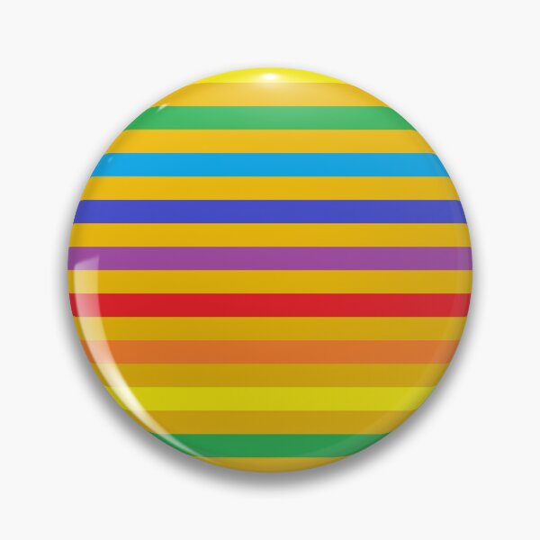 Item preview, Rainbow and Gold Stripes  designed and sold by lornakay.