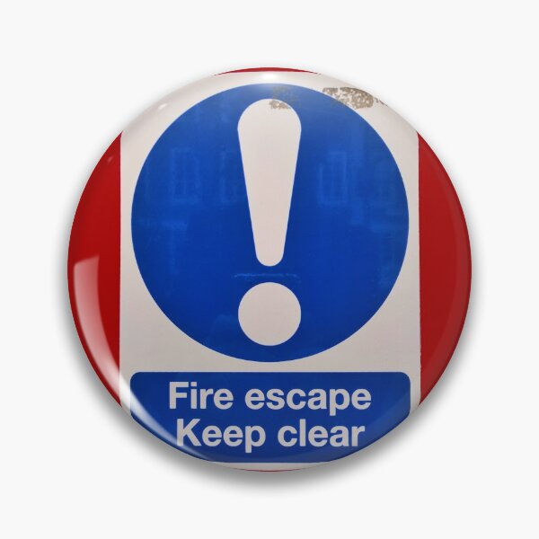 Item preview, Fire Escape - Keep Clear designed and sold by circuitsnap.