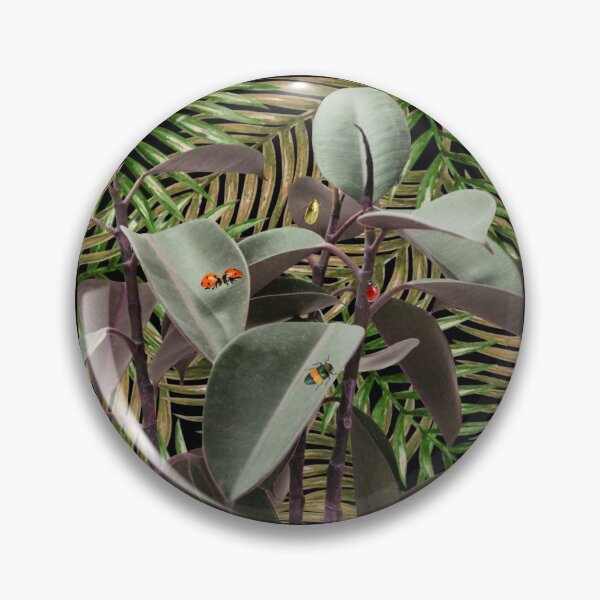 Item preview, Palm leaves with flowers and bugs, redecorate, refurbish, nature, Fall designed and sold by jayne0524.