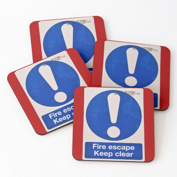 Item preview, Fire Escape - Keep Clear designed and sold by circuitsnap.