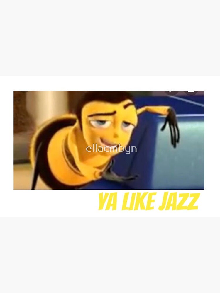 "Ya like jazz?" Sticker by ellacmbyn | Redbubble