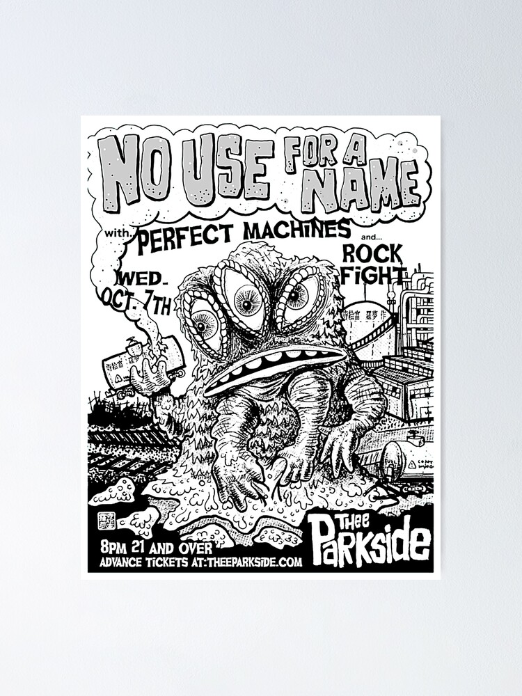 【サイン入り】No User For A Name ポスター No Use For A Name Poster .