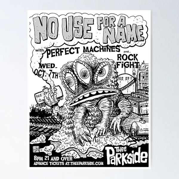 【サイン入り】No User For A Name ポスター No Use For A Name Poster .