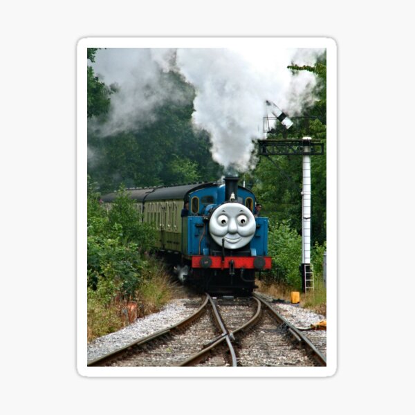 Thomas, Huffing and Puffing up the track Sticker