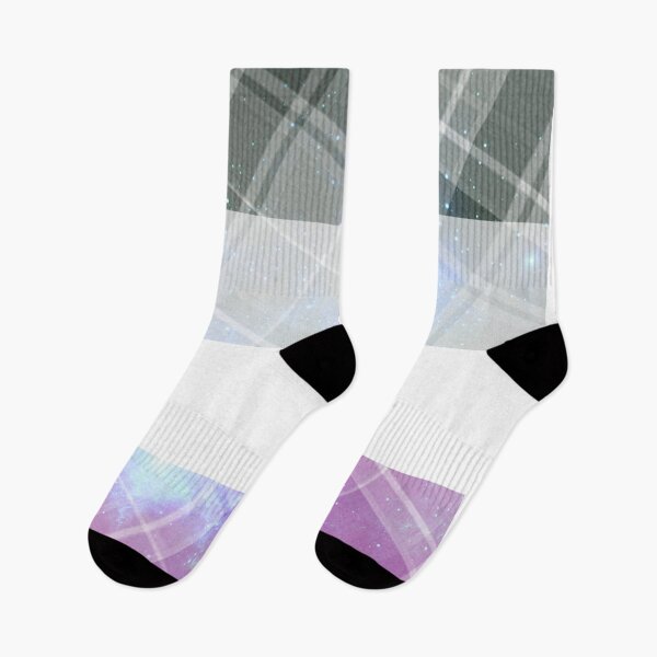Item preview, Plaid space themed asexual flag  designed and sold by Jemjae1112.