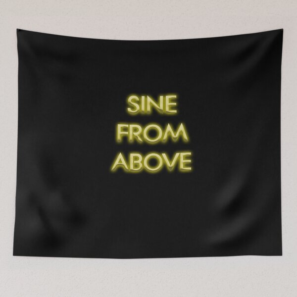 Item preview, Sine From Above Gold designed and sold by oxoxoxo.