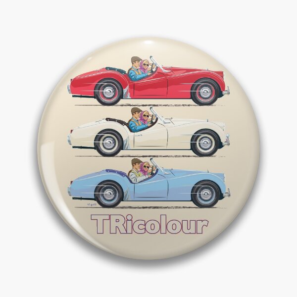 Item preview, A mix of early TRs in Red, White and Blue (RHD) designed and sold by Bigs66.