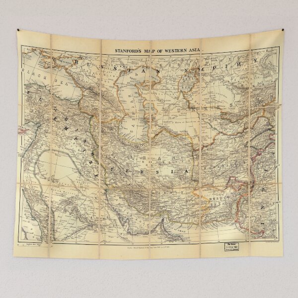 Item preview, Stanford's Map of Western Asia (1885) designed and sold by allhistory.