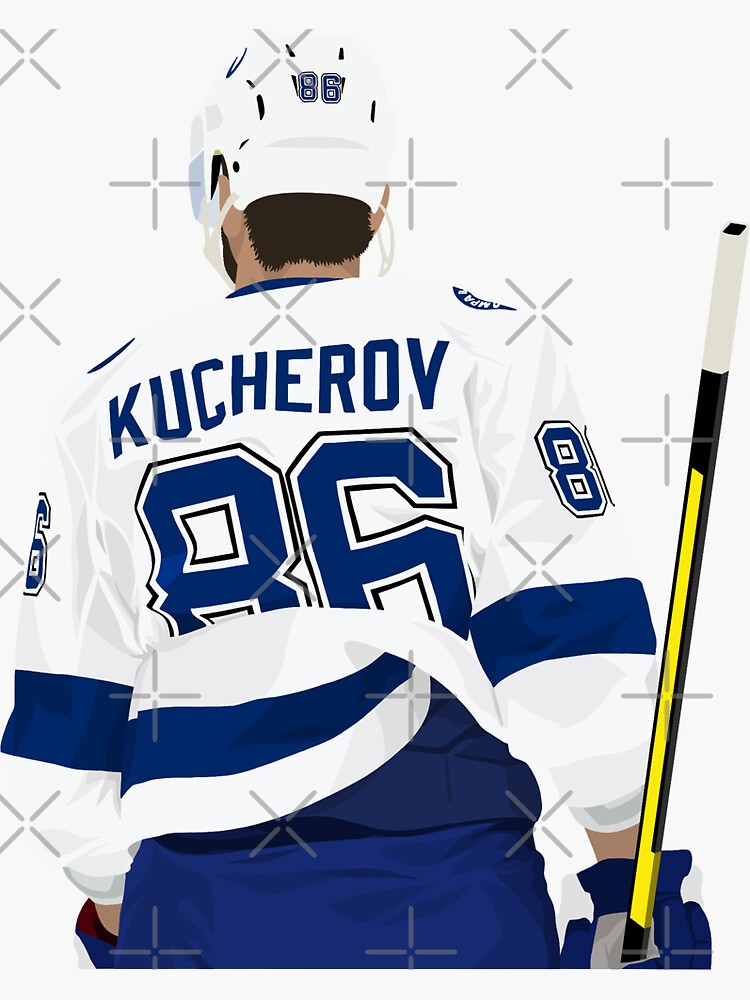 Nikita Kucherov 86' Sticker for Sale by puckculture