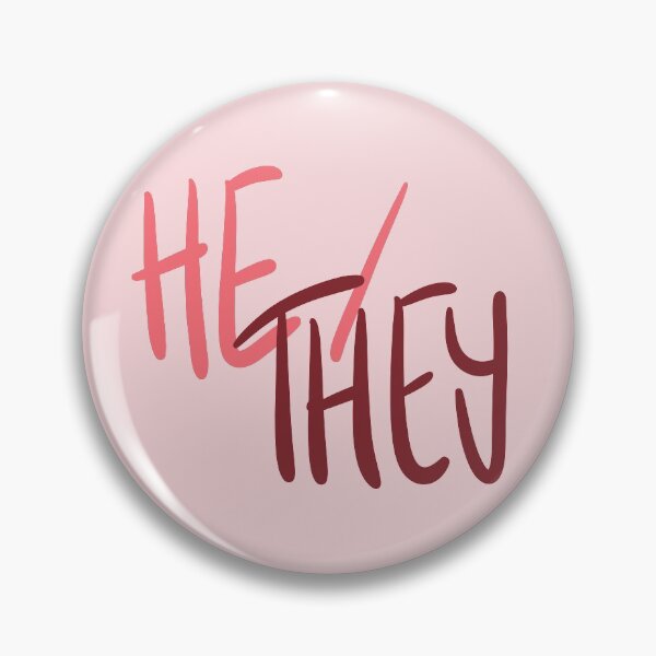 Item preview, HE/THEY, v5, reds designed and sold by Skyler Orion X.