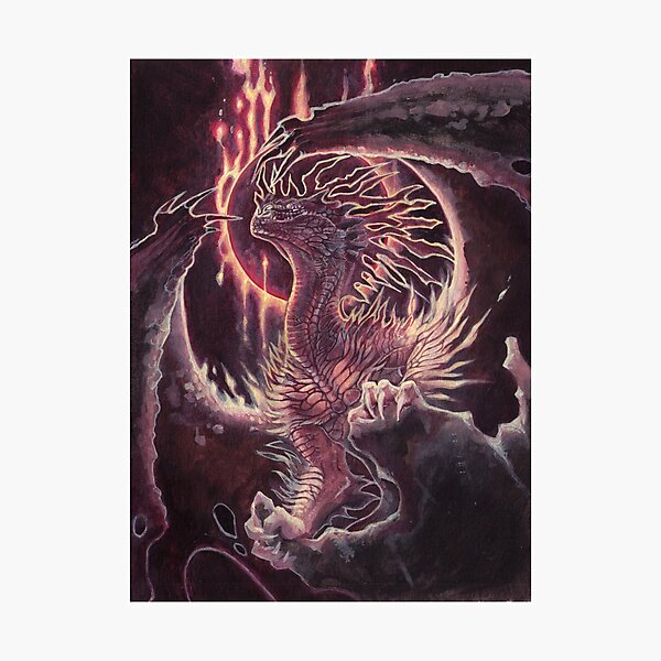 Item preview, abyssal fire dragon designed and sold by drachenmagier.