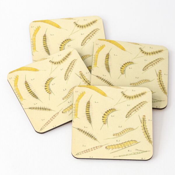 Item preview, Yellow Caterpillars designed and sold by BlueSpecsStudio.