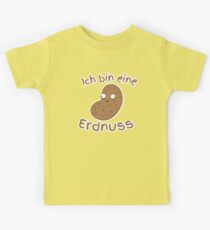 Ich bin eine Erdnuss (I'm a peanut in GERMAN) Kids Tee
