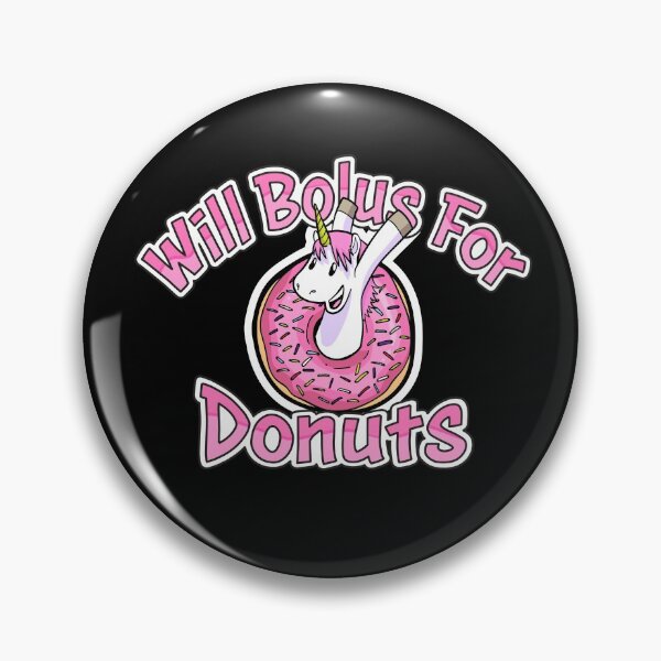Item preview, Type 1 Diabetes Awareness T1D Will Bolus For Donuts Cute Unicorn Gift For Diabetic  designed and sold by JessieJune.