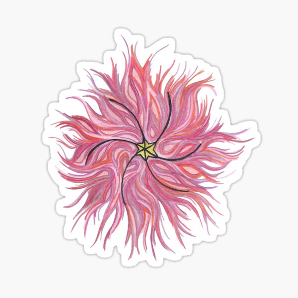 Impulsive Egg Flower of the Rising Sun Sticker