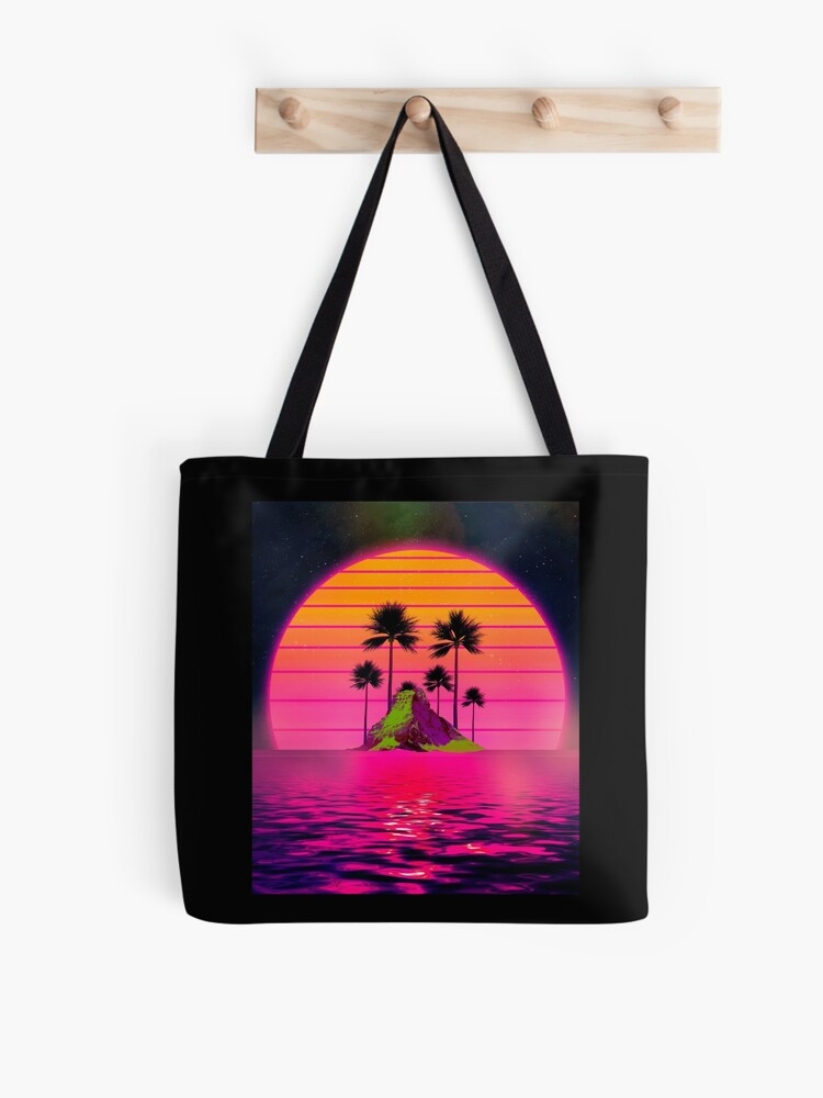 Sunset at the beach Tote - hand designed Tote - Aesthetic - kawaii - c –  Robinscraftsuk