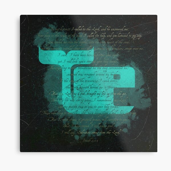 Jonah's Prayer Metal Print