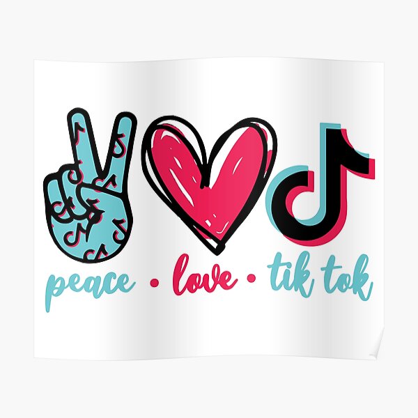 Tik tok hearts. Peace Love tik Tok. Значки в стиле тик ток. Тик ток Лове. Надпись в стиле тик ток.