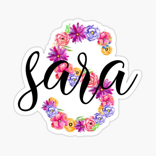 Sara Name S Letter Sticker By Bahjaghraf Redbubble