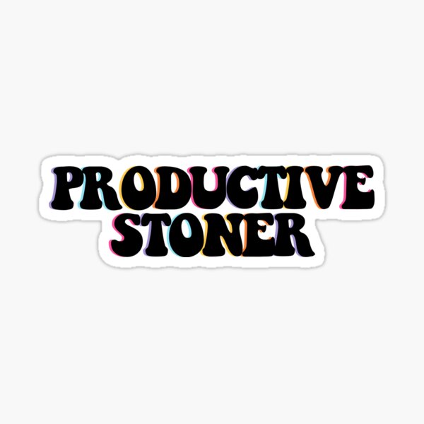 Item preview, Productive Stoner 2  designed and sold by HannahMackDesigns.