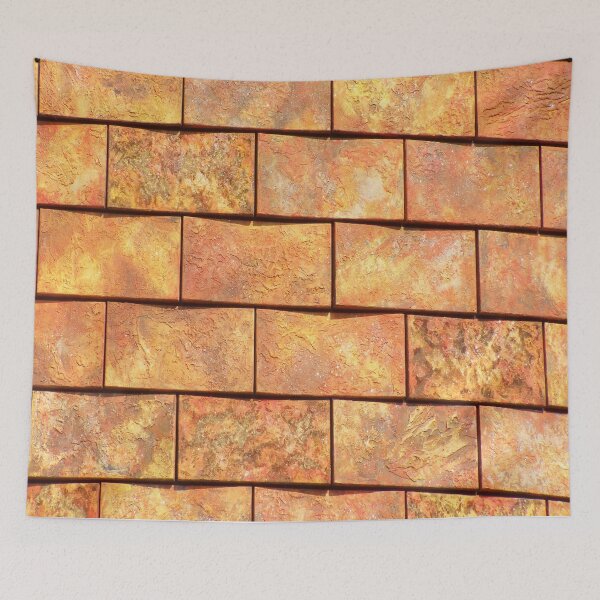 Item preview, Orange brick wall designed and sold by Boscastle.
