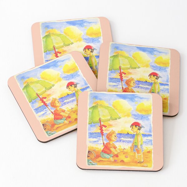 Item preview, Beach Time Sandcastles designed and sold by v-alldraw.